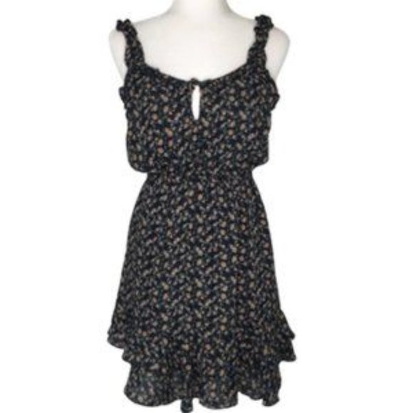 Cupcakes and Cashmere Blue Floral Sundress Sz S - Picture 3 of 7